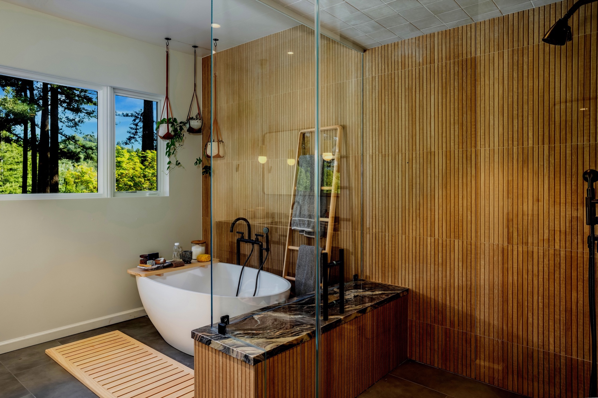 Primary bath renovation by M2 in Mill Valley